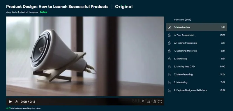 product design course