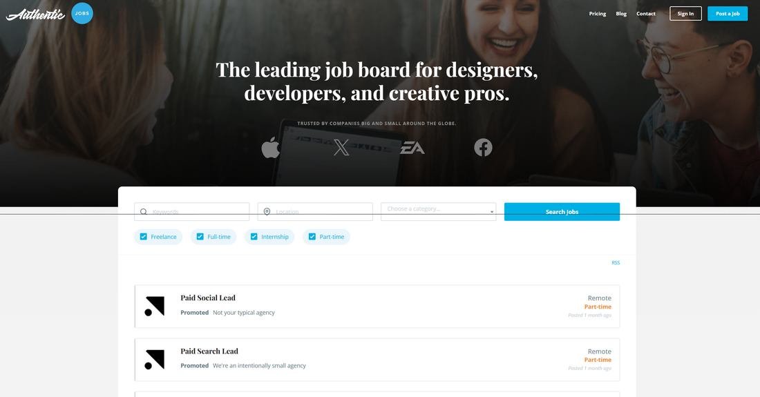 authentic jobs