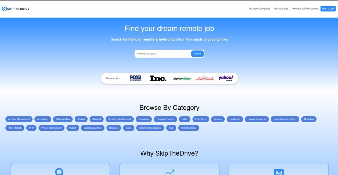 skip the drive